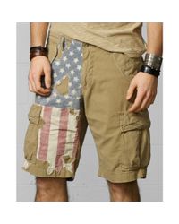 ralph cargo lauren denim shorts supply natural