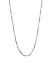Ippolita | Metallic Sterling Silver Thin Charm Chain/16 | Lyst
