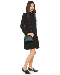 Furla Green Boheme Cross Body Bag - Petrolio/aubergine/rose