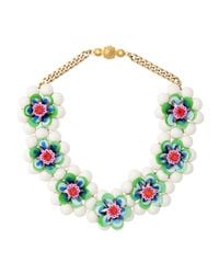 Shourouk | Narcis Xl Blue Necklace | Lyst