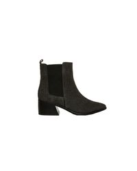 Alice + Olivia - Gray Allistair Elastic Bootie - Lyst