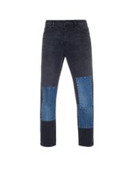 Paul Smith | Women's Black And Blue Patchwork Denim Jeans | Lyst
