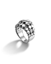 John Hardy | Metallic Dome Ring | Lyst