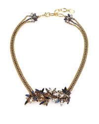 Erickson Beamon | Metallic Lady Of The Lake Crystal Triple-strand Necklace | Lyst