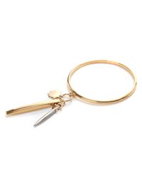Chloé - Metallic Harlow Charm Bangle - Lyst