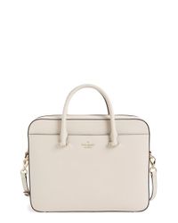 saffiano leather laptop bag