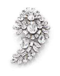Michael Kors | Metallic Crystal Brooch | Lyst