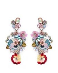 J.Crew | Multicolor Blooming Sequin Paillette Earrings | Lyst