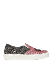 Chiara Ferragni | Black 'flirting' Slip-on Sneakers | Lyst