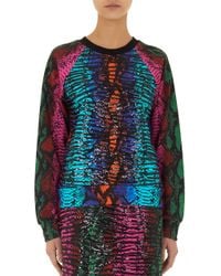 House of Holland | Multicolor Embellished Sweatshirt Snake | Lyst