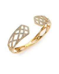 Adriana Orsini | Metallic Elevate Pave Crystal Bangle Bracelet | Lyst