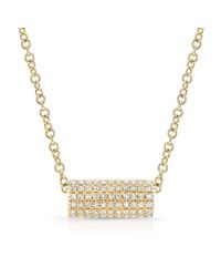 Anne Sisteron - Metallic 14kt Yellow Gold Diamond Muffy Necklace - Lyst