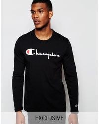 champion long sleeve top mens