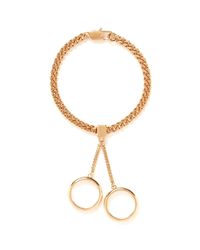 Chloé | Metallic 'carly' Ring Charm Chain Bracelet | Lyst