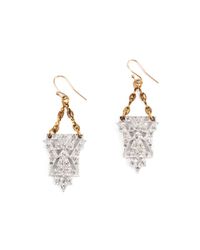 Lulu Frost - Metallic Art Deco Earring #5 - Lyst