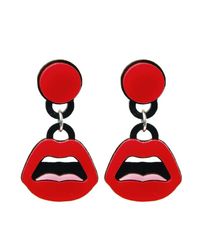 Yazbukey | Red Cest Ahh Earring | Lyst