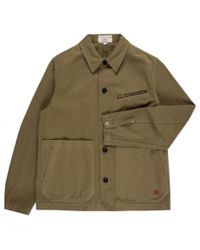 olive green work jacket