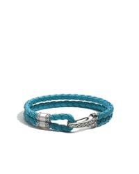 John Hardy | Blue Classic Chain Hook Station Bracelet | Lyst
