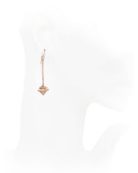 Eddie Borgo | Pink Pyramid Earrings | Lyst