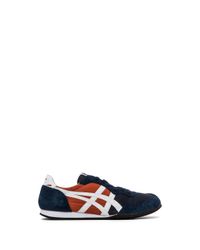 onitsuka tiger serrano mens blue