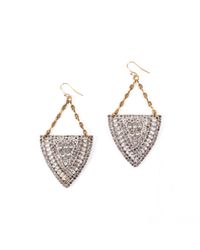 Lulu Frost | Metallic Art Deco Earring #2 | Lyst