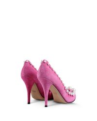 Boutique Moschino | Pink Closed-toe Slip-ons | Lyst