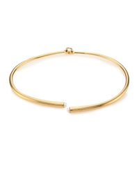 Eddie Borgo | Metallic 6.5mm White Mabe Pearl Wrap Collar Necklace | Lyst