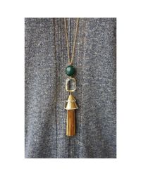 Lele Sadoughi | Metallic Fishtail Pendant Necklace | Lyst