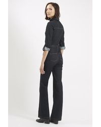 flared boiler suit