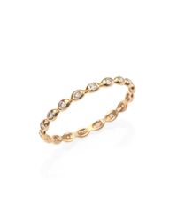 Astley Clarke | Metallic Diamond & 14k Yellow Gold Drop Eternity Ring | Lyst