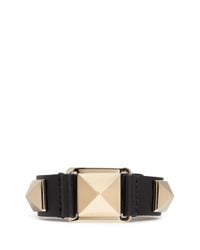 Valentino | Metallic 'rockstud' Bracelet | Lyst