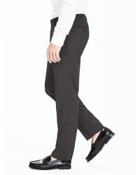 Banana Republic Multicolor Modern Slim Charcoal Wool Suit Trouser for men