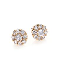 kate spade new york | Metallic Rise & Shine Flower Stud Earrings/clear | Lyst