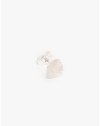 Kathleen Whitaker | Metallic Small Foil Stud Silver | Lyst