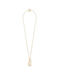 St. John | Metallic 'angles' Swarovski Crystal Plate Pendant Necklace | Lyst