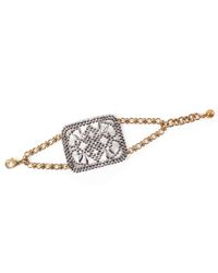 Lulu Frost - Metallic Cut Steel Bracelet - Lyst