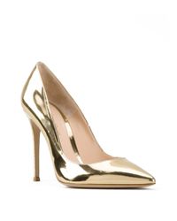 Gianvito Rossi Metallic Gold Pumps