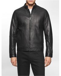 ck leather jackets
