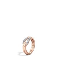 John Hardy | Metallic Bamboo Hook Ring | Lyst