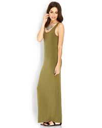 Forever 21 Jersey Knit Maxi Dress in ...