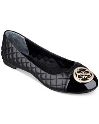 guess black flats