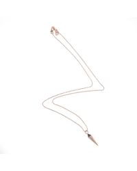Sydney Evan - Pink Spike Charm Necklace - Lyst
