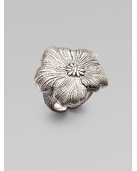 Buccellati | Metallic Blossom Sterling Silver Ring | Lyst
