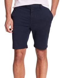 Michael Kors | Blue Cotton Twill Slim-fit Shorts for Men | Lyst