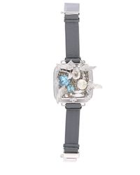 Heaven Tanudiredja | Gray Squircle Leather Bracelet | Lyst
