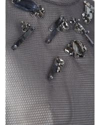 Dorothee Schumacher | Gray Techno Sheer Blouse Sleeve 1/2 | Lyst