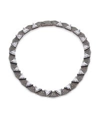 Adriana Orsini | Metallic Deco Trillion All-around Collar Necklace | Lyst