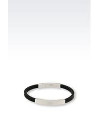 Emporio Armani | Metallic Bracelet for Men | Lyst