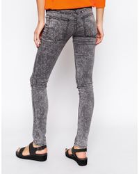 acid jeans cheap monday wash skinny gray grey