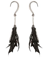 KD2024 | Black Zero Ear Clip Earrings | Lyst
